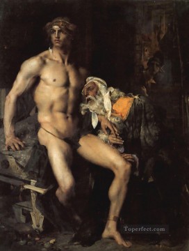 アキレスとプリアモスの田園生活 ジュール・バスティアン・ルパージュ Oil Paintings